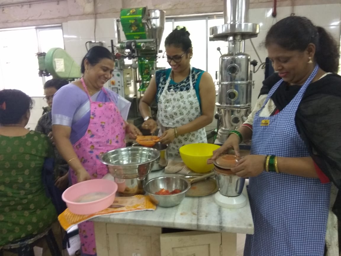 Course on fruit &vegetable processing for self help groups in collaboration with CDTP 